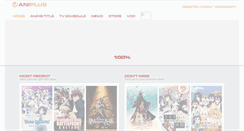 Desktop Screenshot of aniplus-asia.com